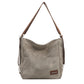Retro Thickened Large Capacity Shoulder Bag with Inner Zipper and Sandwich Pocket - Teleplus large capacity shoulder