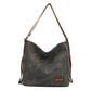 Retro Thickened Large Capacity Shoulder Bag with Inner Zipper and Sandwich Pocket - Teleplus large capacity shoulder