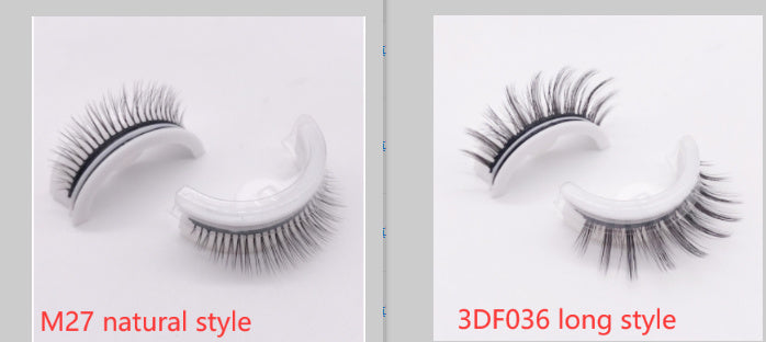 Reusable 3D Mink Lashes Natural False Eyelashes with Layered Design - Teleplus reusable 3d mink lashes natural false