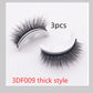 Reusable 3D Mink Lashes Natural False Eyelashes with Layered Design - Teleplus reusable 3d mink lashes natural false