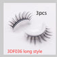 Reusable 3D Mink Lashes Natural False Eyelashes with Layered Design - Teleplus reusable 3d mink lashes natural false
