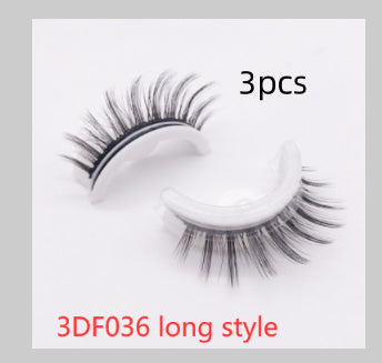 Reusable 3D Mink Lashes Natural False Eyelashes with Layered Design - Teleplus reusable 3d mink lashes natural false