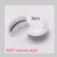 Reusable 3D Mink Lashes Natural False Eyelashes with Layered Design - Teleplus reusable 3d mink lashes natural false
