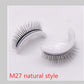 Reusable 3D Mink Lashes Natural False Eyelashes with Layered Design - Teleplus reusable 3d mink lashes natural false