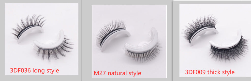 Reusable 3D Mink Lashes Natural False Eyelashes with Layered Design - Teleplus reusable 3d mink lashes natural false