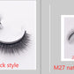 Reusable 3D Mink Lashes Natural False Eyelashes with Layered Design - Teleplus reusable 3d mink lashes natural false