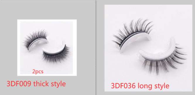 Reusable 3D Mink Lashes Natural False Eyelashes with Layered Design - Teleplus reusable 3d mink lashes natural false