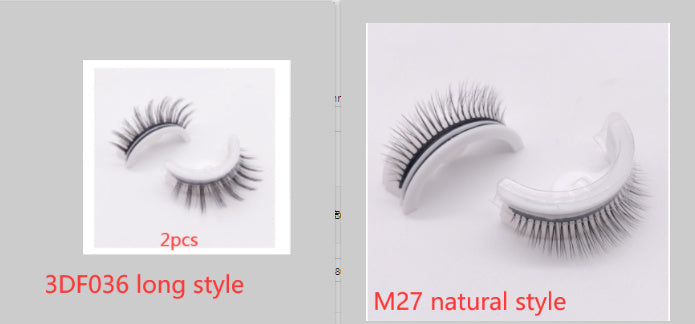 Reusable 3D Mink Lashes Natural False Eyelashes with Layered Design - Teleplus reusable 3d mink lashes natural false