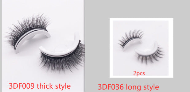 Reusable 3D Mink Lashes Natural False Eyelashes with Layered Design - Teleplus reusable 3d mink lashes natural false