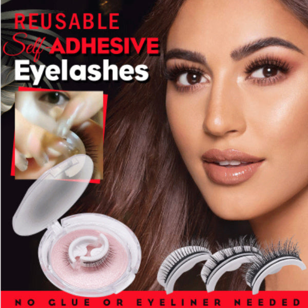 Reusable 3D Mink Lashes Natural False Eyelashes with Layered Design - Teleplus reusable 3d mink lashes natural false