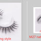 Reusable 3D Mink Lashes Natural False Eyelashes with Layered Design - Teleplus reusable 3d mink lashes natural false