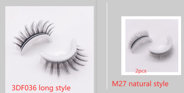 Reusable 3D Mink Lashes Natural False Eyelashes with Layered Design - Teleplus reusable 3d mink lashes natural false