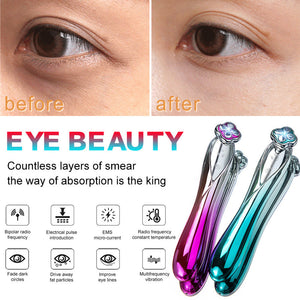 Radio Frequency Eye Beauty Device for Bags and Wrinkles - Erase Crow’s Feet with Magic radio frequency eye beauty