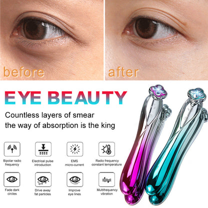 Radio Frequency Eye Beauty Device for Bags and Wrinkles - Erase Crow’s Feet with Magic radio frequency eye beauty
