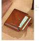 RFID Blocking Leather Wallet for Men and Women Slim Bifold Cowhide Purse