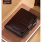 RFID Blocking Leather Wallet for Men and Women Slim Bifold Cowhide Purse