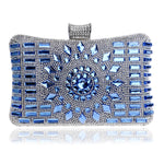 Rhinestone Diamond Crossbody Bag with Three Dimensional Pocket