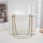 Rhombus Casual Tote Bag with Vintage Chain Pattern and Soft Polyester Material - Teleplus rhombus casual tote bag