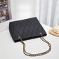 Rhombus Casual Tote Bag with Vintage Chain Pattern and Soft Polyester Material - Teleplus rhombus casual tote bag
