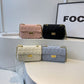 Rhombus Chain Bag with Polyester and PU Options Shoulder Crossbody - Teleplus rhombus chain bag