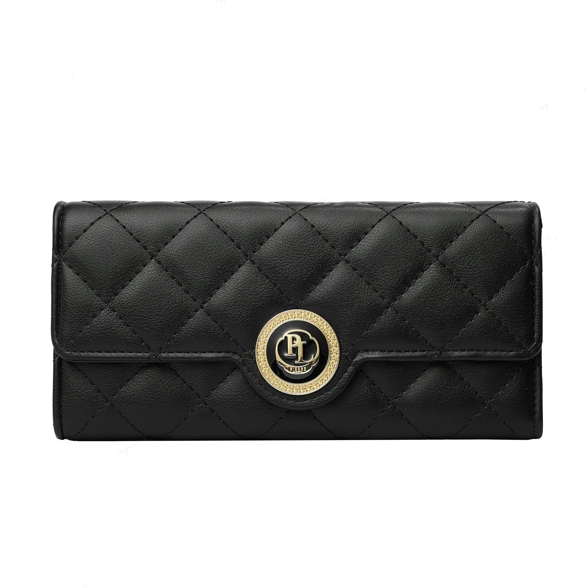 Rhombus Wallet in Multiple Colors with Wear Resistance for the United States - Wallet: Stylishly Long and Totally Roomy