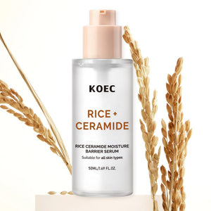Rice Ceramide Facial Skincare Set with Aluminum Lid Essence - aluminum lid rice ceramide facial skincare essence
