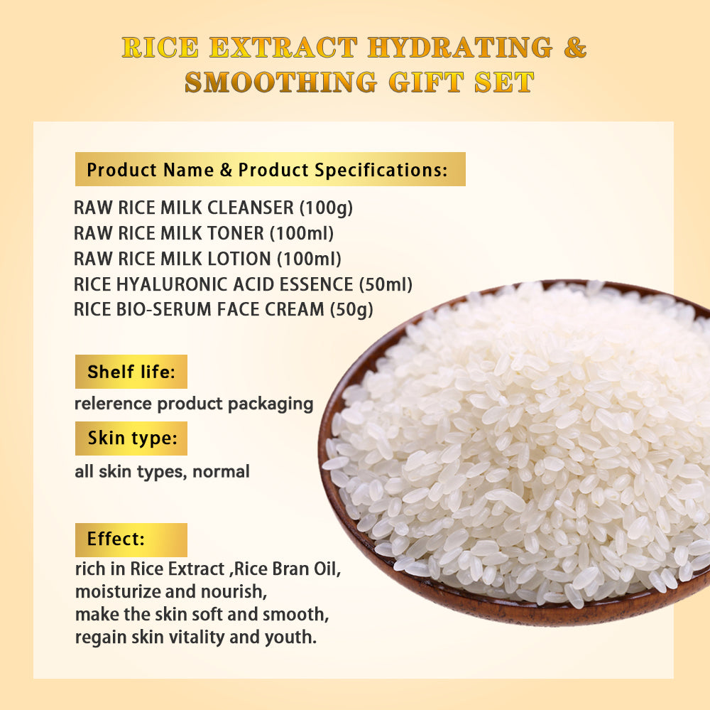 Rice Extract Anti Aging Face Cream for Wrinkles and Firming Skin Care - Teleplus rice extract