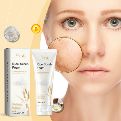 Rice Facial Cleanser Mild with Hyaluronic Acid and Coconut Oil - Teleplus rice facial cleanser mild cleansing