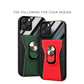 Ring Holder Phone Magnetic Protective Leather Case - Magnetic Leather Case for iPhone 11 Pro and 12 Pro