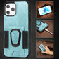 Ring Magnetic Snap Leather Phone Case - Magnetic Snap Leather Phone Case for iPhone Models