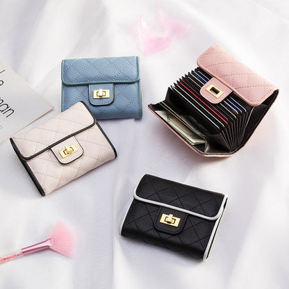 Ringer Card Clip Coin Purse with Multiple Slots for Cards and Cash - Tiny Big Dreams ringer card clip coin purse