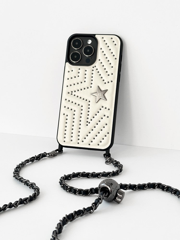 Rivet Crossbody High Sense Phone Case - Rivet Crossbody High Sense Case for Pro Max iPhone