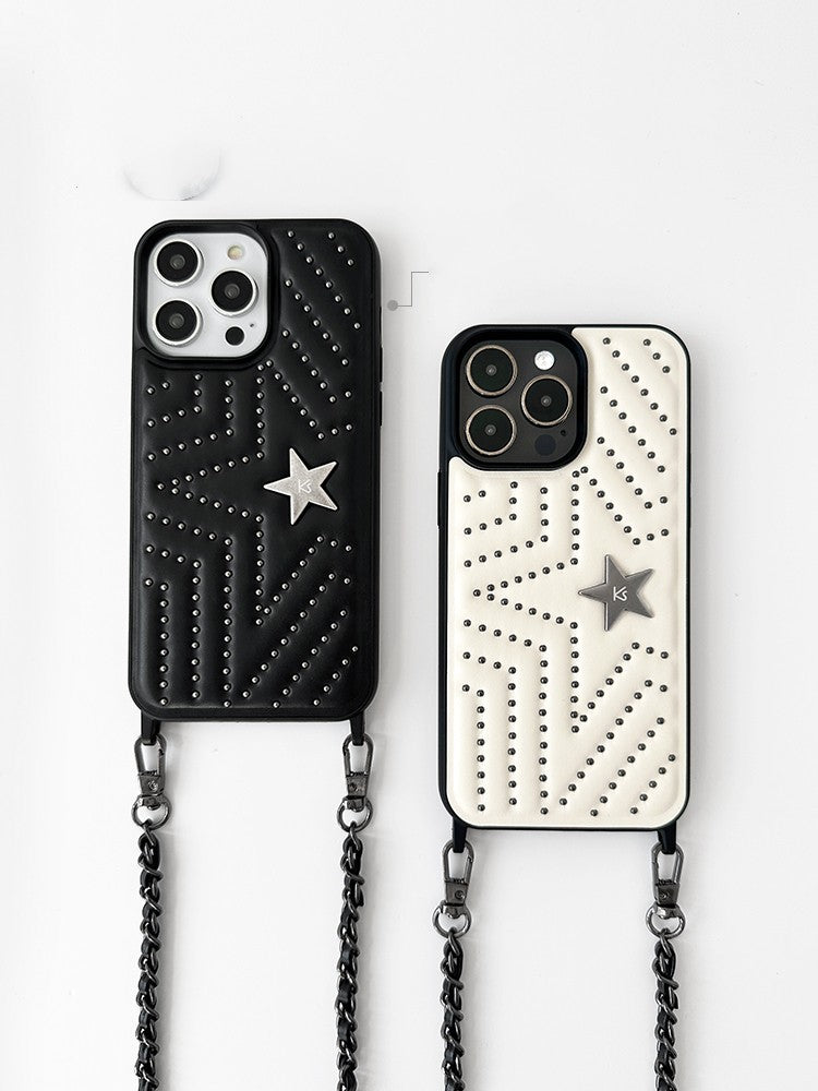 Rivet Crossbody High Sense Phone Case - Rivet Crossbody High Sense Case for Pro Max iPhone