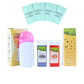 Beauty Wax Kit with Roller Strips Six Piece Suit and Hair Removal Supplies - Strip for Smooth Shenanigans roller wax