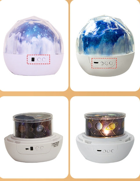 Romantic Starry Sky Projector with Remote Control Bedroom Small Night Light - Teleplus romantic starry sky projector