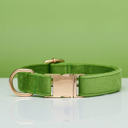 Rope Collar in Coral Orange and Light Water Green Adjustable Pet - [rope collar] light water green coral orange