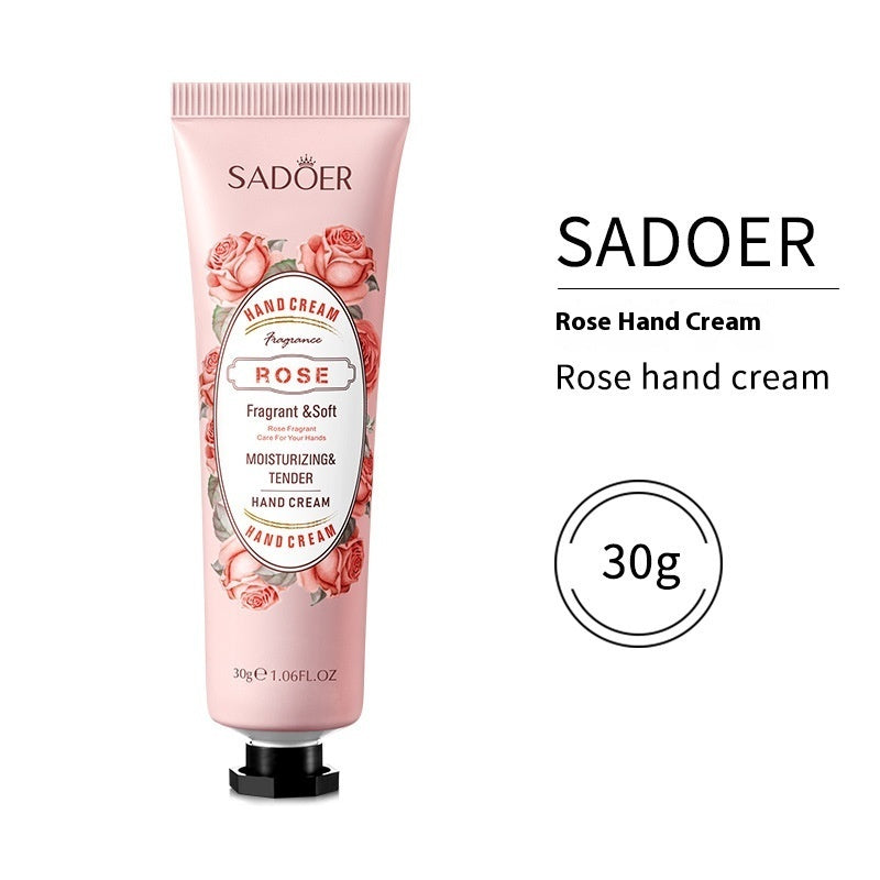 Rose Fragrance Hand Cream with Fruit Scent for Nourishing Skin - fruit rose fragrance hand cream