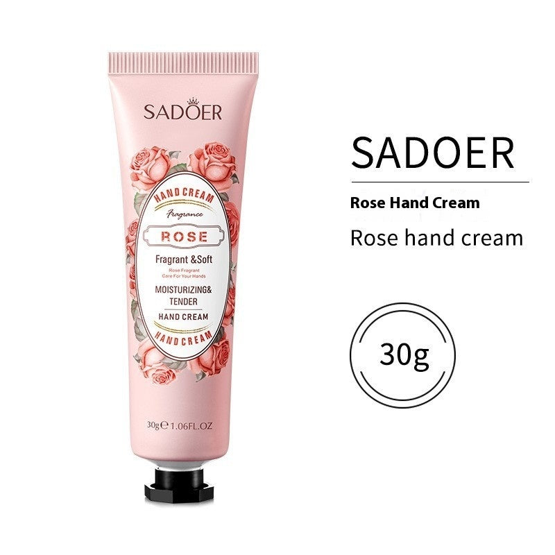 Rose Fragrance Hand Cream with Fruit Scent for Nourishing Skin - fruit rose fragrance hand cream