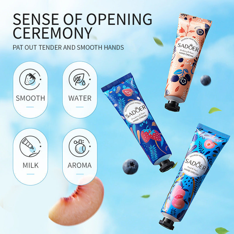 Rose Fragrance Hand Cream with Fruit Scent for Nourishing Skin - fruit rose fragrance hand cream
