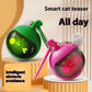 Rose Red and Green Interactive Cat Toy for Pets Durable Plastic Design - cat toy