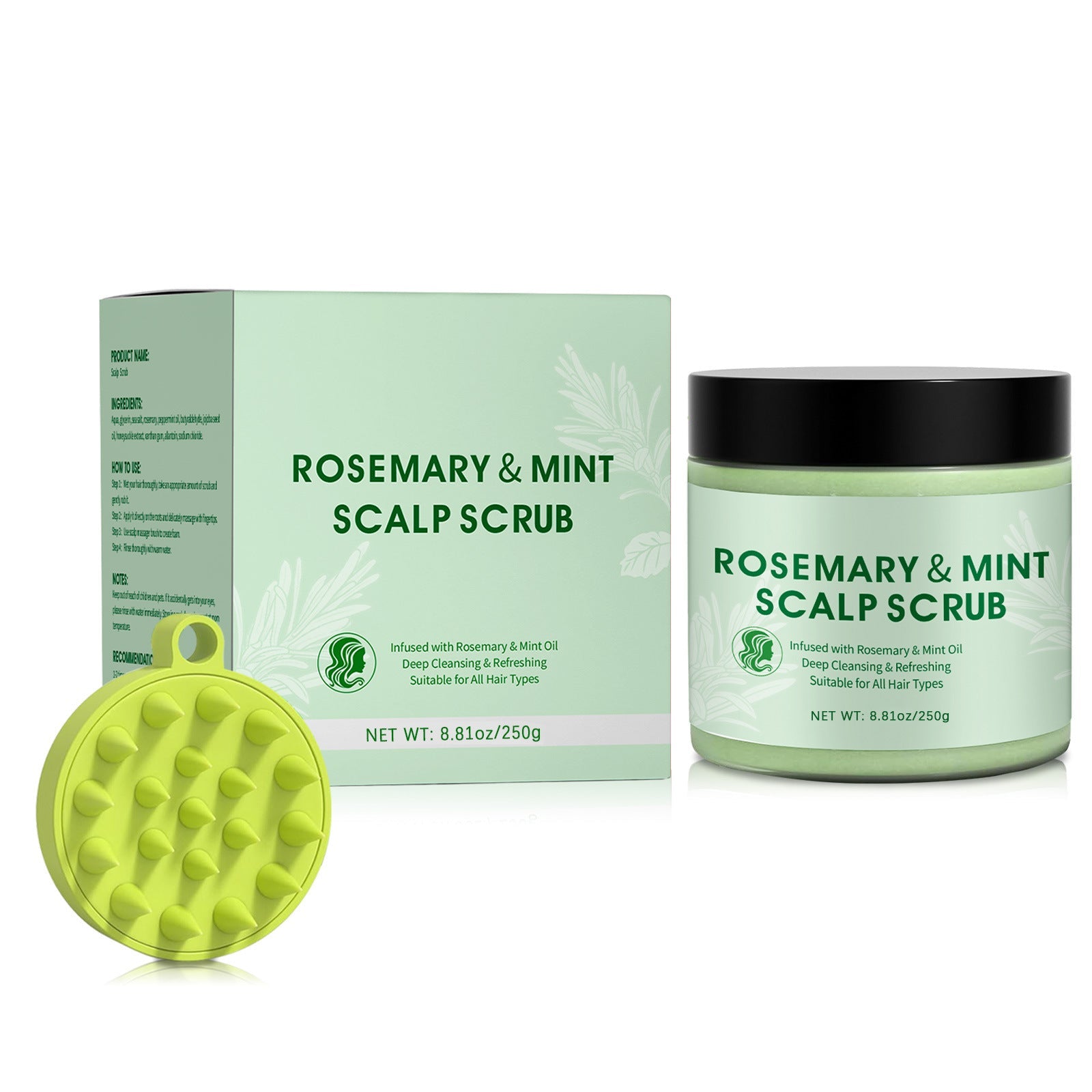 Rosemary Facial Scrub with Jojoba Seed Oil and Replenishing Ingredients - rosemary facial scrub replenishment jojoba