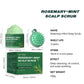 Rosemary Mint Scalp Shampoo with Massage Comb for Nourishing Deep Cleaning - Teleplus rosemary mint scalp scrub shampoo
