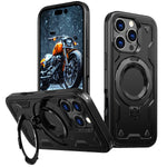 Rotating Magnetic Phone Bracket Case with Heat Dissipation and Multiple Colors - rotating bracket phone case simple
