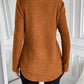 Round Neck Long Sleeve Top Brown Beige Womens Casual Polyester Shirt - Teleplus round neck