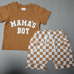 Children’s Cotton Blend Pants and Shorts Set for United States Market - Plaid Perfection Tiny Trendsetters in Training