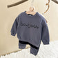 Round Neck Top And Sports Trousers Baby Suit - Baby Suit That’s Cute Enough for a Runway Stroll