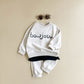 Round Neck Top And Sports Trousers Baby Suit - Baby Suit That’s Cute Enough for a Runway Stroll