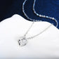 Rubik’s Cube Zircon Necklace Japanese And Korean New Popular Internet Celebrity Same Style Versatile Clavicle Chain