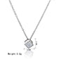 Rubik’s Cube Zircon Necklace Japanese And Korean New Popular Internet Celebrity Same Style Versatile Clavicle Chain