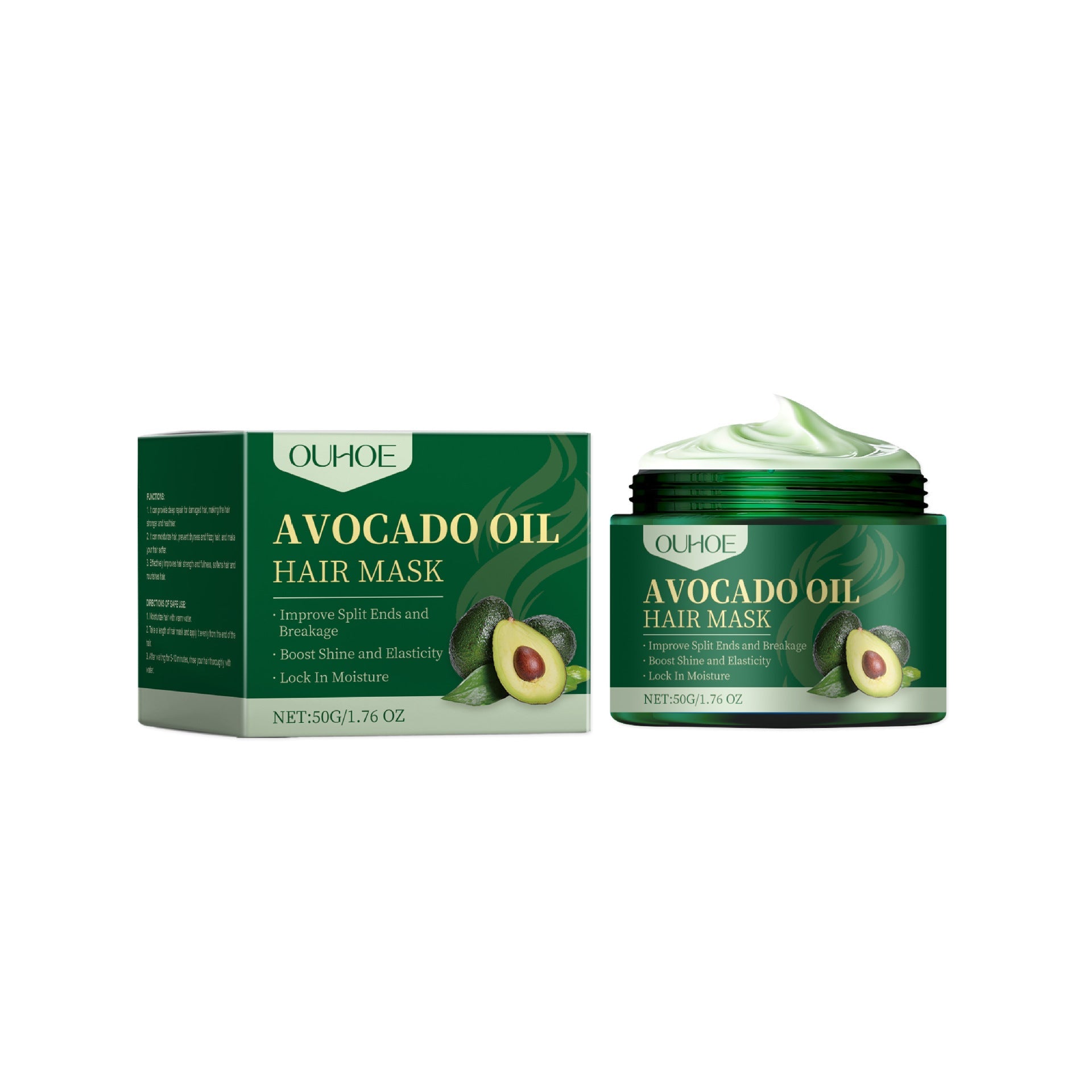 Runfa Hair Mask with Avocado and Shea Butter for Shiny Manic Smooth - Teleplus shiny runfa hair mask manic smooth